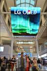 Rideau visuel mené polychrome d'intérieur en affichage LED de la GUEULE P6 pour la publicité