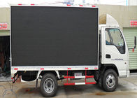Le panneau d'affichage mené par camion mobile silencieux, panneau d'affichage mobile mené grand imperméabilisent