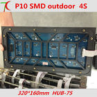 Affichage à LED polychrome extérieur de P10 SMD3535, Balayage mené extérieur des panneaux d'affichage 1/4