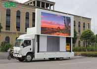 Camion mené mobile imperméable de Hd annonçant l'éclat 500cd/m2 polychrome