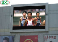 La publicité commerciale menée polychrome extérieure fixée au mur P8 32x16 d'écran pointille le pixel