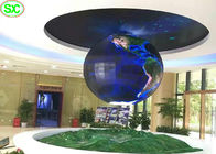 sphère flexible de 360 degrés annonçant la boule menée numérique d'écrans de visualisation