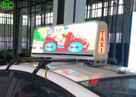 P6 affichage de haute résolution de signe de la voiture LED RVB 3 dans 1 configuration de pixel