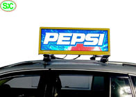 Panneau d'affichage de publicité polychrome de l'affichage numérique 3G 4G WIFI GPS du dessus LED De taxi de P4 P5