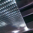 Haut écran transparent P10.41 de LED polychrome pour la façade en verre de centre commercial