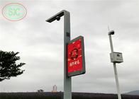 Contrôle de Colud avec l'affichage à LED extérieur de lumière de poteau du système P 6 de GPS pour l'advertisng de marque