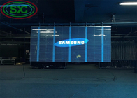 Affichage à LED transparent de P 3.91-7.82 d'intérieur légers superbes moulant sous pression 500*1000 en aluminium millimètre
