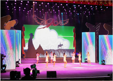 HD Full Color P4 Grand mur vidéo LED incurvé Écrans de location d'affichage à LED intérieur