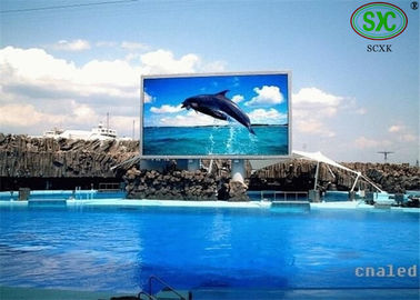 Affichage LED extérieur à pleine couleur étanche à l'eau P10 1R1G1B avec longue distance de vision