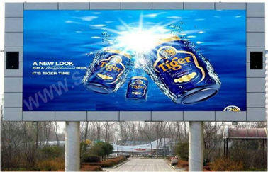 Écran d'affichage publicitaire LED plein couleur extérieur 1R1G1B Haute luminosité