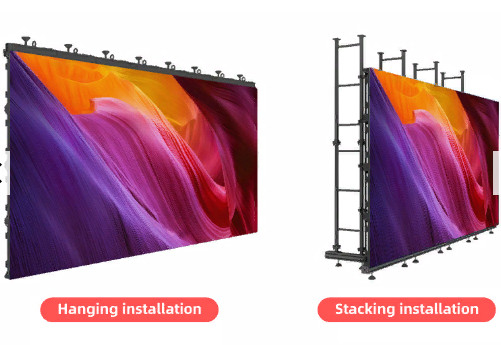 P4.81 Écran LED de location extérieure en fonte sous pression Armoire en aluminium imperméable à l'eau Écran LED de location