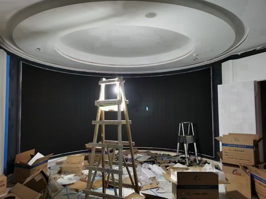 Bon prix Le mur visuel flexible d'intérieur de P2 LED a courbé le module de la publicité commerciale LED en ligne