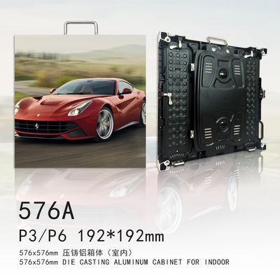 L'écran P3 mené de location d'intérieur la résolution en aluminium IP43 du Cabinet 4K de moulage mécanique sous pression