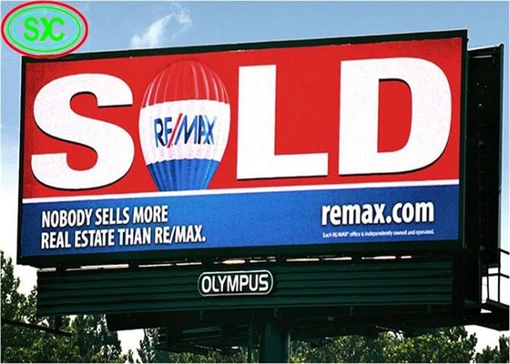 Les grands écrans de visualisation menés extérieurs de la couleur P10 multi imperméabilisent le panneau d'affichage IP65