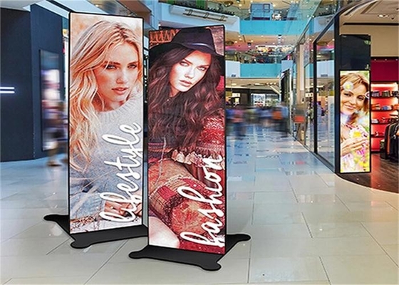Panneau d'affichage d'affichage LED au détail à plancher en couleur P3 Epistar Chip