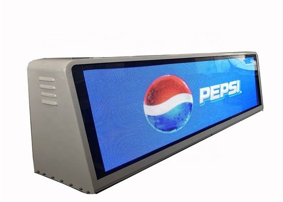 Panneau d'affichage LED couleur extérieur P5 étanche pour voiture avec boîtier en aluminium
