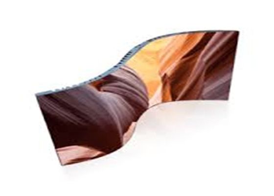 P3.91 futé a courbé les modules mous visuels d'affichages de mur pour à l'intérieur