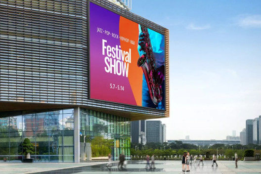 Cob P1.25 LED en aluminium moulé à la fonte Grand panneau d'affichage publicitaire numérique