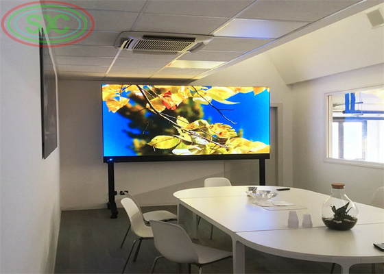 Installation fixe de téléviseur mural LED pour bureau intérieur P3, P4, P5 affichage LED écran LED pour réunions