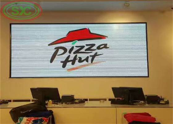 Installation fixe de téléviseur mural LED pour bureau intérieur P3, P4, P5 affichage LED écran LED pour réunions