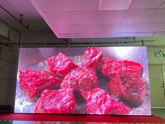 Écran d'affichage à LED à couleur complète ultrafin SMD P2 pour salles de mariage sur scène