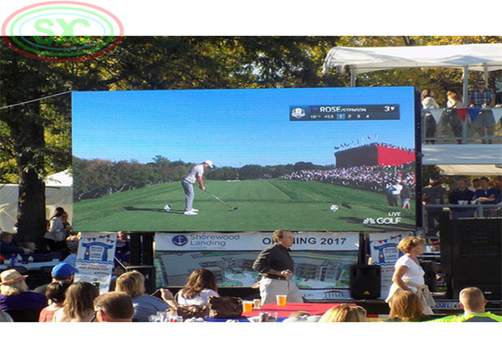 Affichage extérieur à LED de série suspendue P6 location panneau LED jouer à des jeux de football