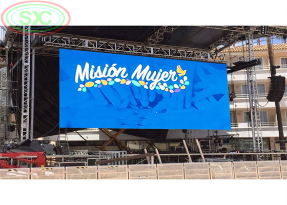 Affichage extérieur à LED de série suspendue P6 location panneau LED jouer à des jeux de football