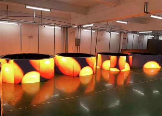 Le pilier de cube a mené le mur visuel d'écran, dissipation thermique naturelle menée d'intérieur du panneau d'affichage P3