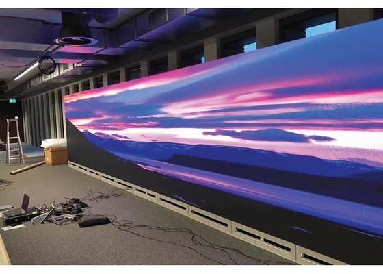 Écran de location LED SMD haute luminosité avec armoire en acier, 40 000 points/m2