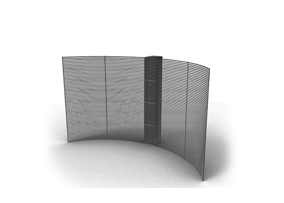Parement vidéo LED transparent transparent P3.91 Rideau LED à maillage intérieur Affichage de signalisation LED