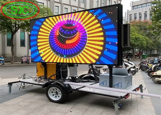 Écran de cabine LED tableau de bord de message P3.91 Écran plein couleur vif IP65 1/8 Mode d'analyse