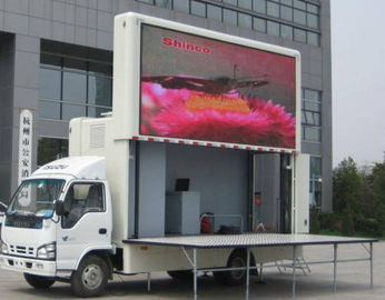 Écran LED P6 mobile et automobile Affichage vidéo monté IP65 1920Hz résolution intérieur affichage LED en couleur