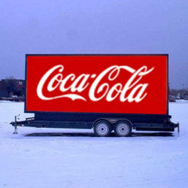 P6 Full Color Van Outdoor Mobile Truck Publicité affichage à LED Panneau vidéo de remorque à LED