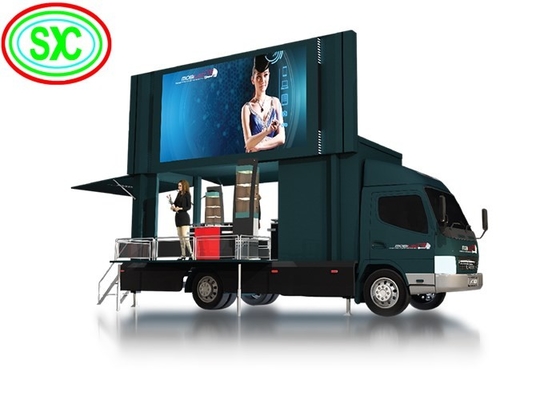 IP65 Vidéo numérique camion monté affichage à LED pleine couleur 10mm Pixel Pitch