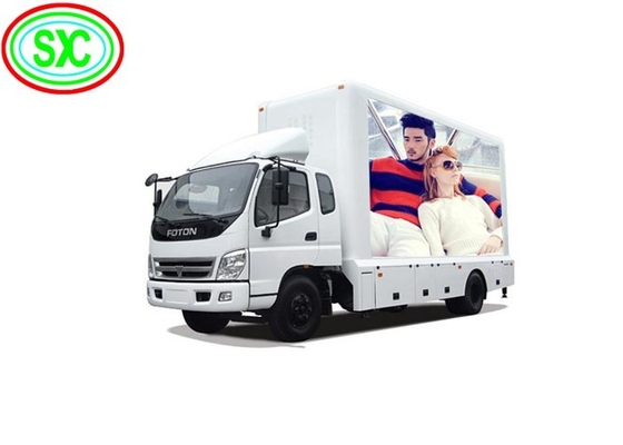 P6 Full Color Van Outdoor Mobile Truck Publicité affichage à LED Panneau vidéo de remorque à LED