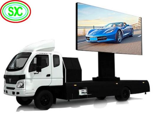 Bon prix P10 affichage polychrome de signe de la voiture LED avec la définition élevée, écran du camion LED en ligne
