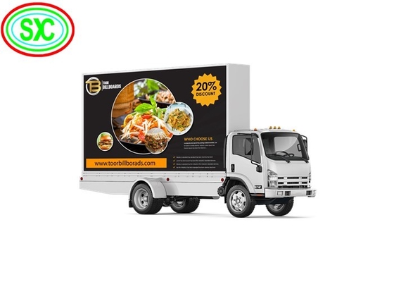 Écran LED de camion mobile P3 à fréquence de trame de 60 Hz pour affichage de lancement de produit mobile