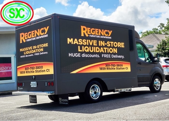 1R1G1B P10 Panneau d'affichage LED de camion mobile en plein air