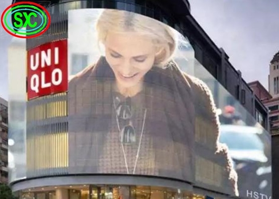 P3.91-7.82 Écran d'affichage LED transparent Publicité intérieure Garantie de 3 à 5 ans