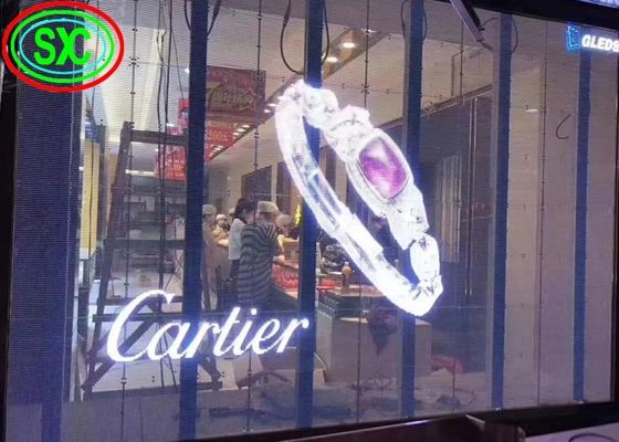 Bon prix Écran LED transparent étanche à l'eau, léger et durable pour l'extérieur, facile à installer en ligne