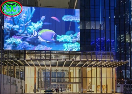 Écran LED transparent à haute résolution à couleur complète étanche à l'eau SMD1921 Garantie 3 ans
