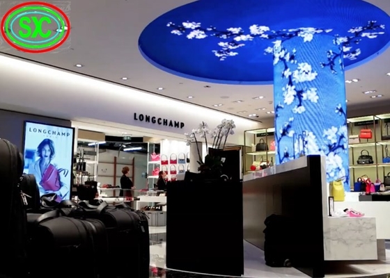 Résistant à l'usure Flexible Flexible Film Set Écran LED Publicité Mur vidéo SMD2525 1R1G1B Panneau de signalisation