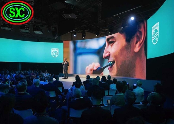 Module mou d'affichage à LED De vidéo de courbe flexible d'intérieur avec le service d'avant d'aimant