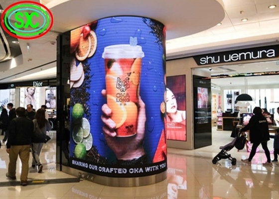 Résistant à l'usure Flexible Flexible Film Set Écran LED Publicité Mur vidéo SMD2525 1R1G1B Panneau de signalisation
