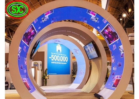 Résistant à l'usure Flexible Flexible Film Set Écran LED Publicité Mur vidéo SMD2525 1R1G1B Panneau de signalisation