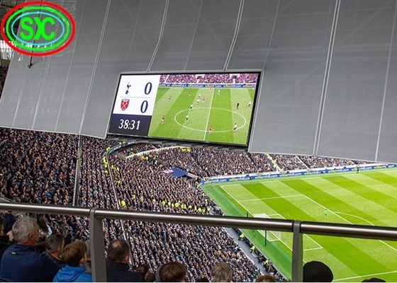 Écran LED grand stade P8 à haute fréquence de rafraîchissement en plein couleur
