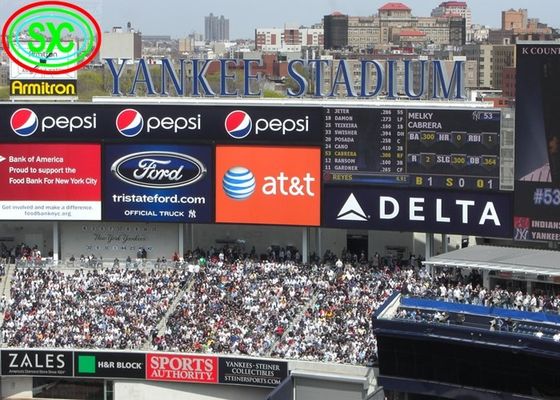 Écran LED extérieur P5, pas de pixel de 5 mm, IP65, écran de stade étanche