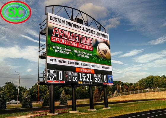 Affichage LED de stade extérieur P8 imperméable à l'eau Pleine couleur SMD type HD haute luminosité