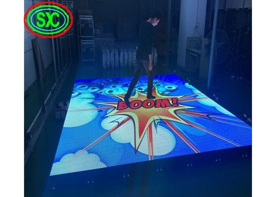Écran interactif P3.91 de plancher de l'amusement LED de Digital de système de radar haut pour les locations extérieures IP65