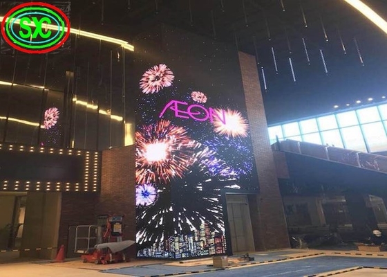 Panneau polychrome d'intérieur de signe de DC5V P4 LED avec l'alimentation d'énergie de Meanwell, panneau d'affichage mené